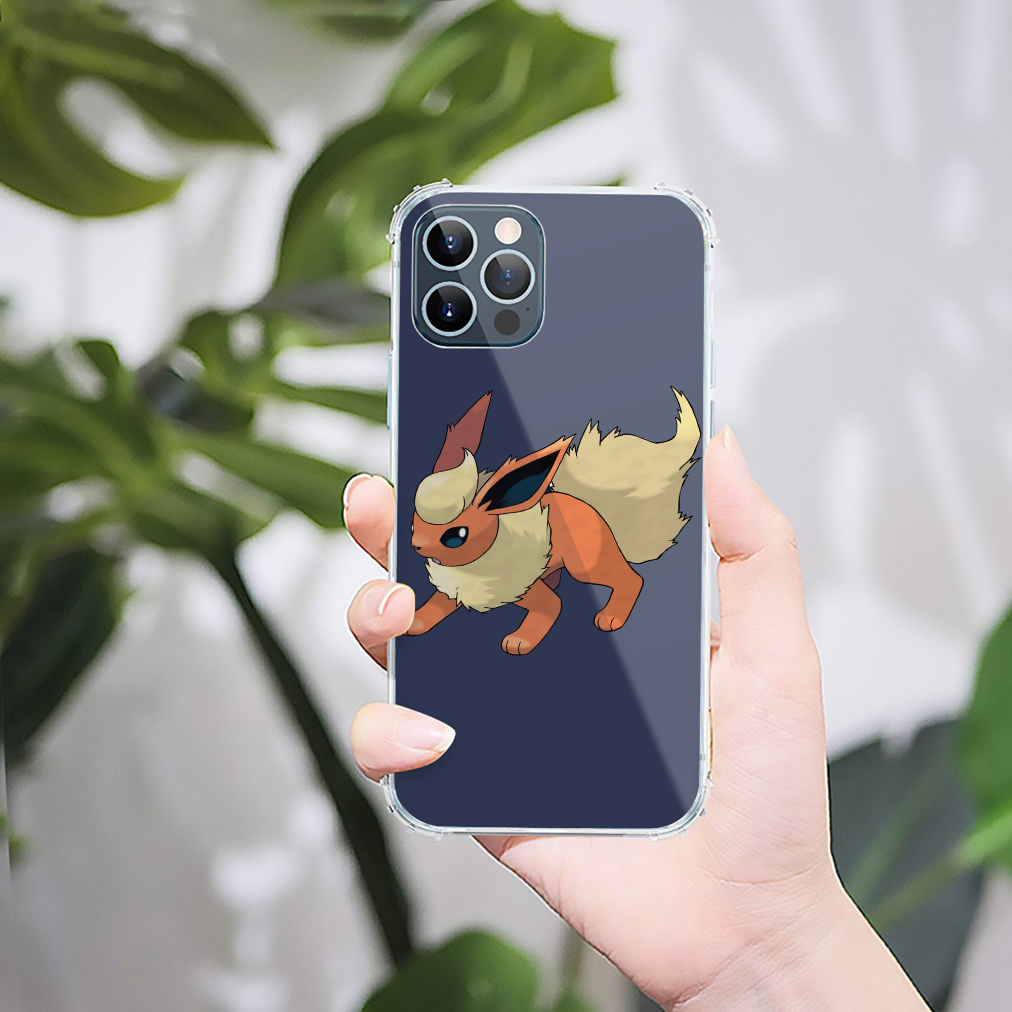（画像用） ポケットモンスター Pokémon 【iPhone 12シリーズ対応】透明スマホケース（クリアソフトケース）